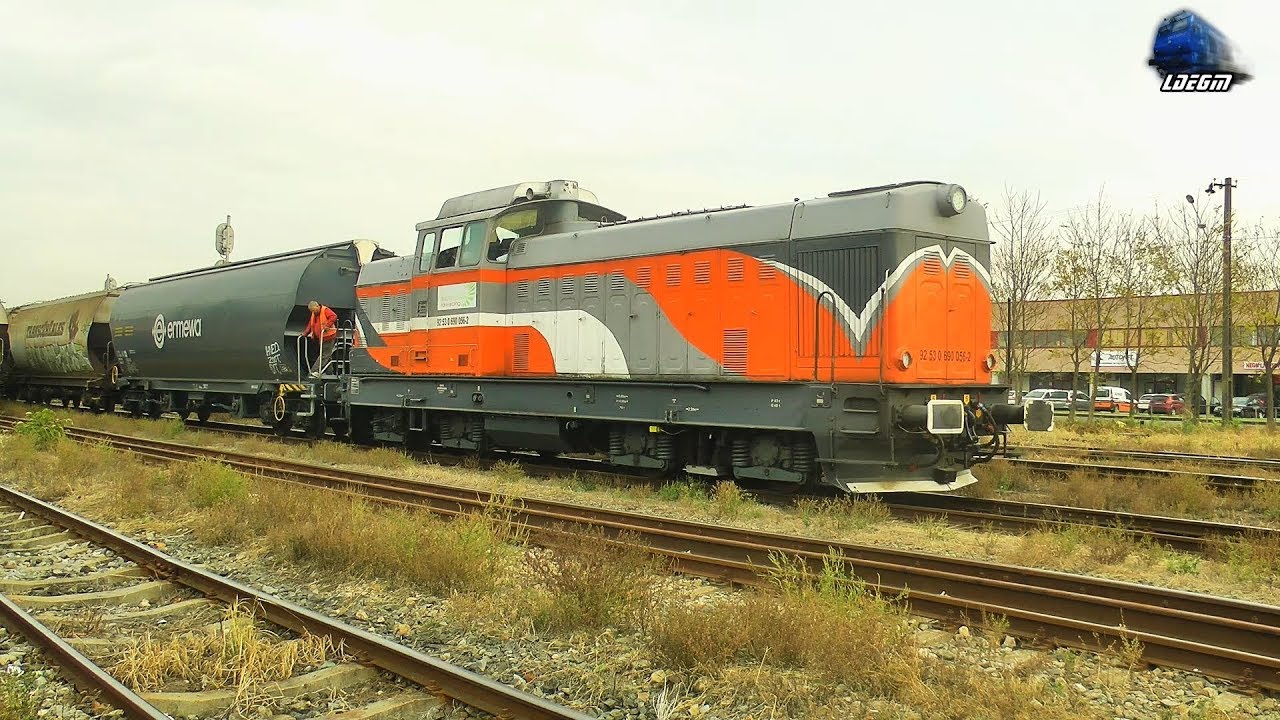 LDE1250 690 056-2 EXPRESS FWD la Manevră/Shunting in Gara Oradea Vest Station - 02 Nocember 2018