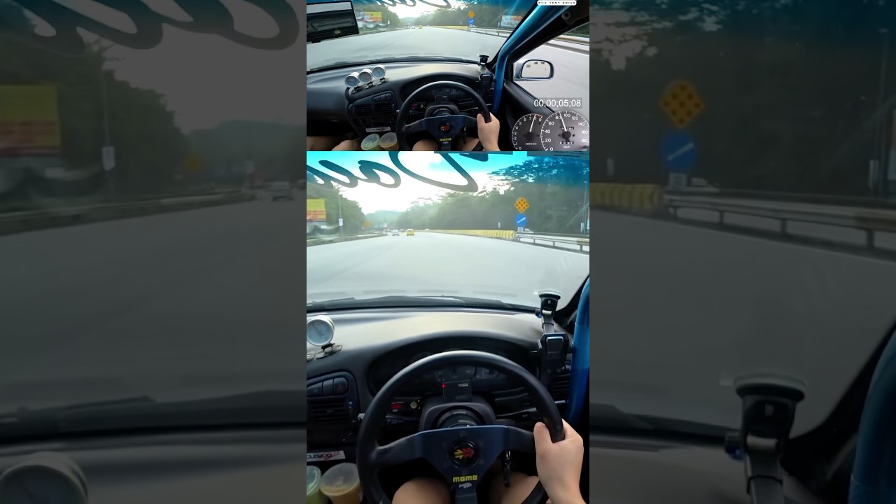 300whp Satria 4G93 DOHC Turbo acceleration #satria #pov #proton #mivec