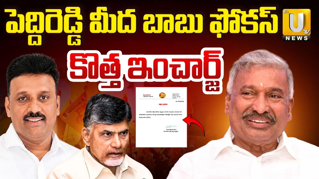 Punganur TDP Incharge Changed | Madhusudhan Naidu Appointed | Peddireddy | UTV News
