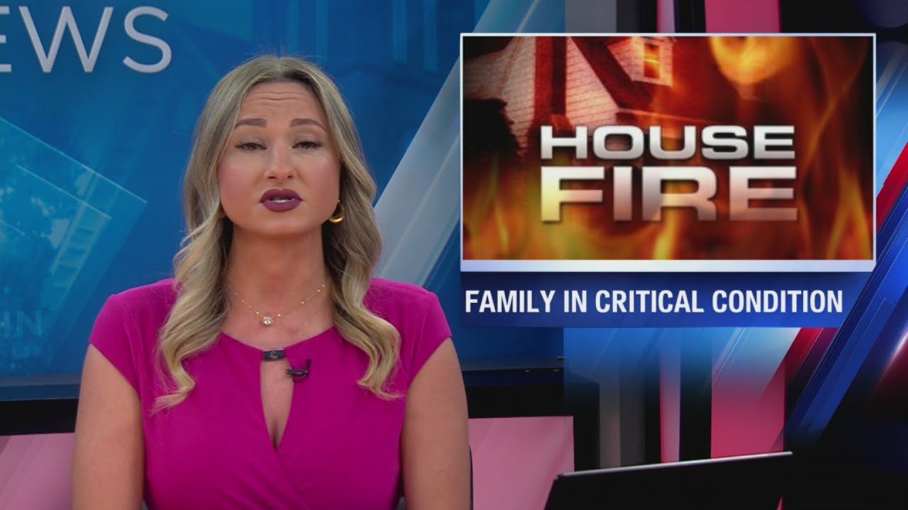 Kinsey mother and children in hospital after house fire