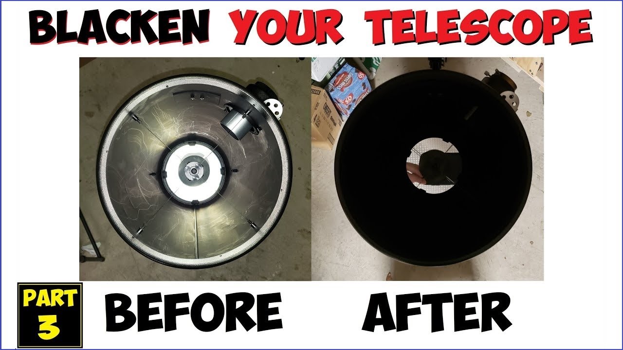 Flock Your Telescope Black - Telescope Fix & Upgrade Challenge (PART 3) Reflactor