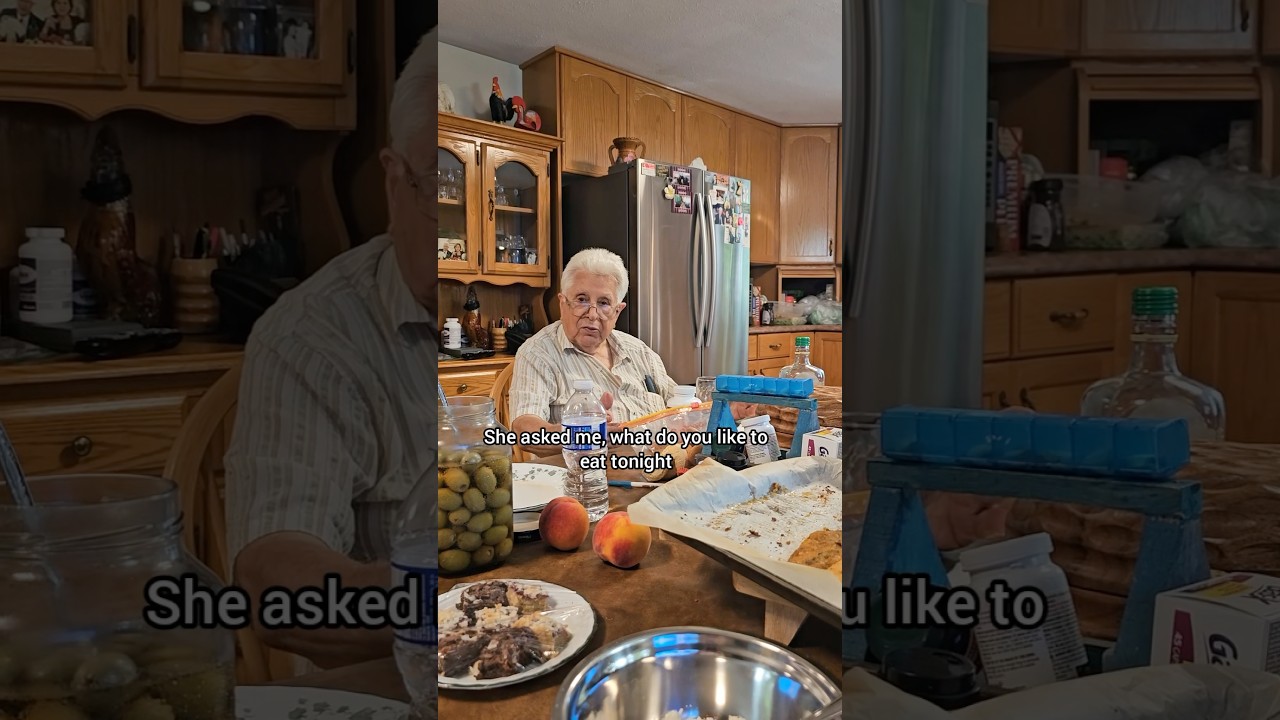 Old couple arguing over who is right