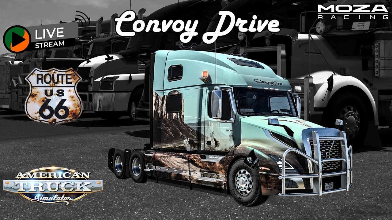 MOZA Truckin' Tuesday | ATS | Convoy | Heading East 🚛