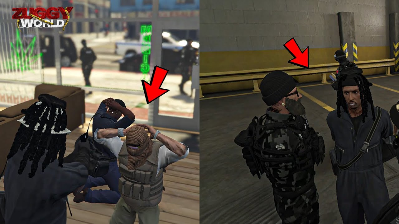 LEROY AND HIS GUYS COMPLETE ONE OF THE BIGGEST HEISTS IN FIVE M HISTORY IN ZUGGY WORLD RP!