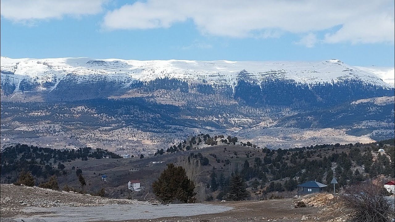 جولة في جبال توروس وقرية ارسلان كوي ❄️ ARSLANKÖY 🇹🇷 #nature #طبيعة #fyp 
