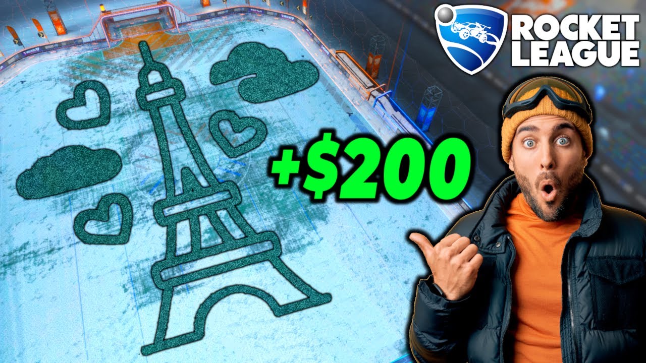 $200 for the BEST Rocket League Snow Art