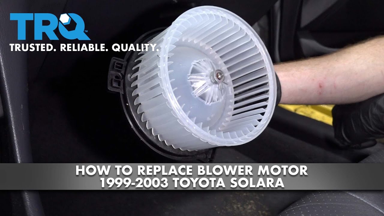How to Replace Blower Motor 1999-2003 Toyota Solara