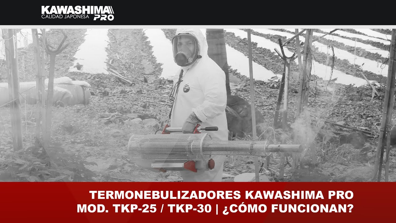 TERMONEBULIZADOR KAWASHIMA PRO - MOD. TKP-30 | TKP-25 / RESE&Ntilde;A, INSTRUCTIVO Y DEMOSTRACI&Oacute;N