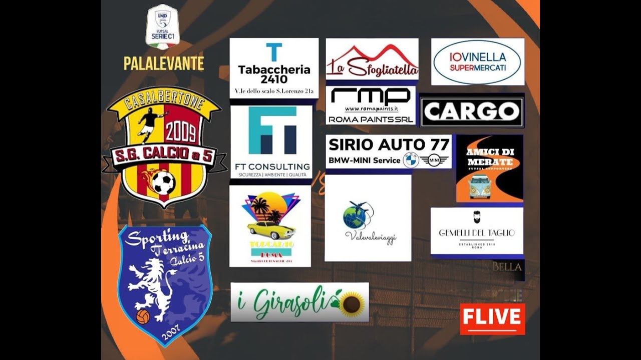 CAMPIONATO SERIE C1  CASALBERTONE - SPORTING TERRACINA I GOL