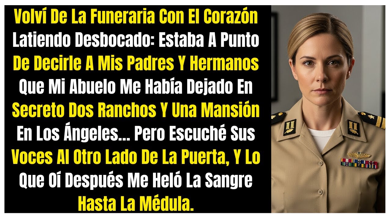 Regresé Del Funeral Con Una Herencia Secreta — Y Entonces Escuché El Plan De Mi Familia.