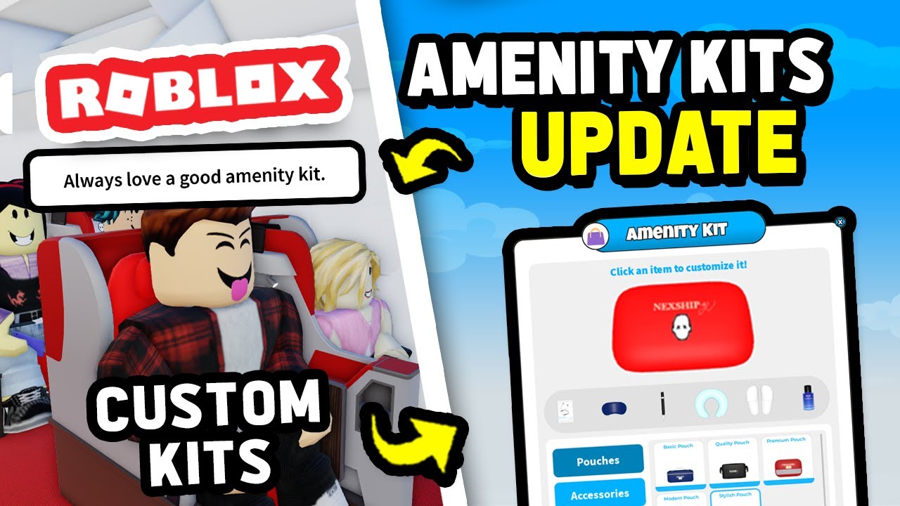 AMENITY KITS UPDATE in Cabin Crew Simulator (Roblox)