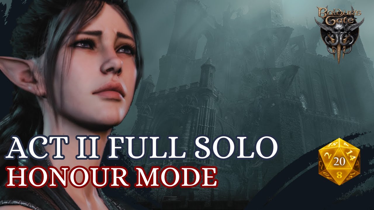 Baldur's Gate 3 Honour Mode | Act 2 Solo | Sorcerer Warlock