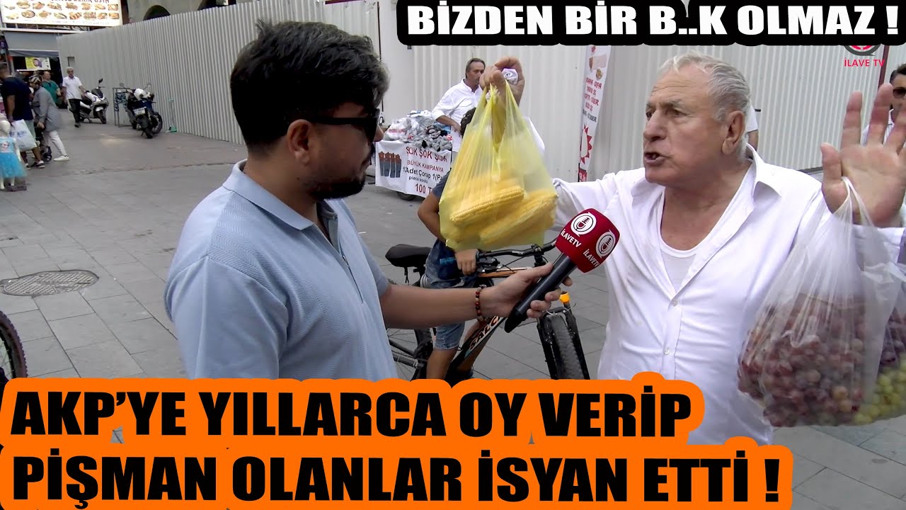 BİZDEN BİR B..K OLMAZ ! AKP'ye Oy Verip Pişman Olanlar İsyan Etti !  Erdoğan Enflasyon Düşüyor Dedi!