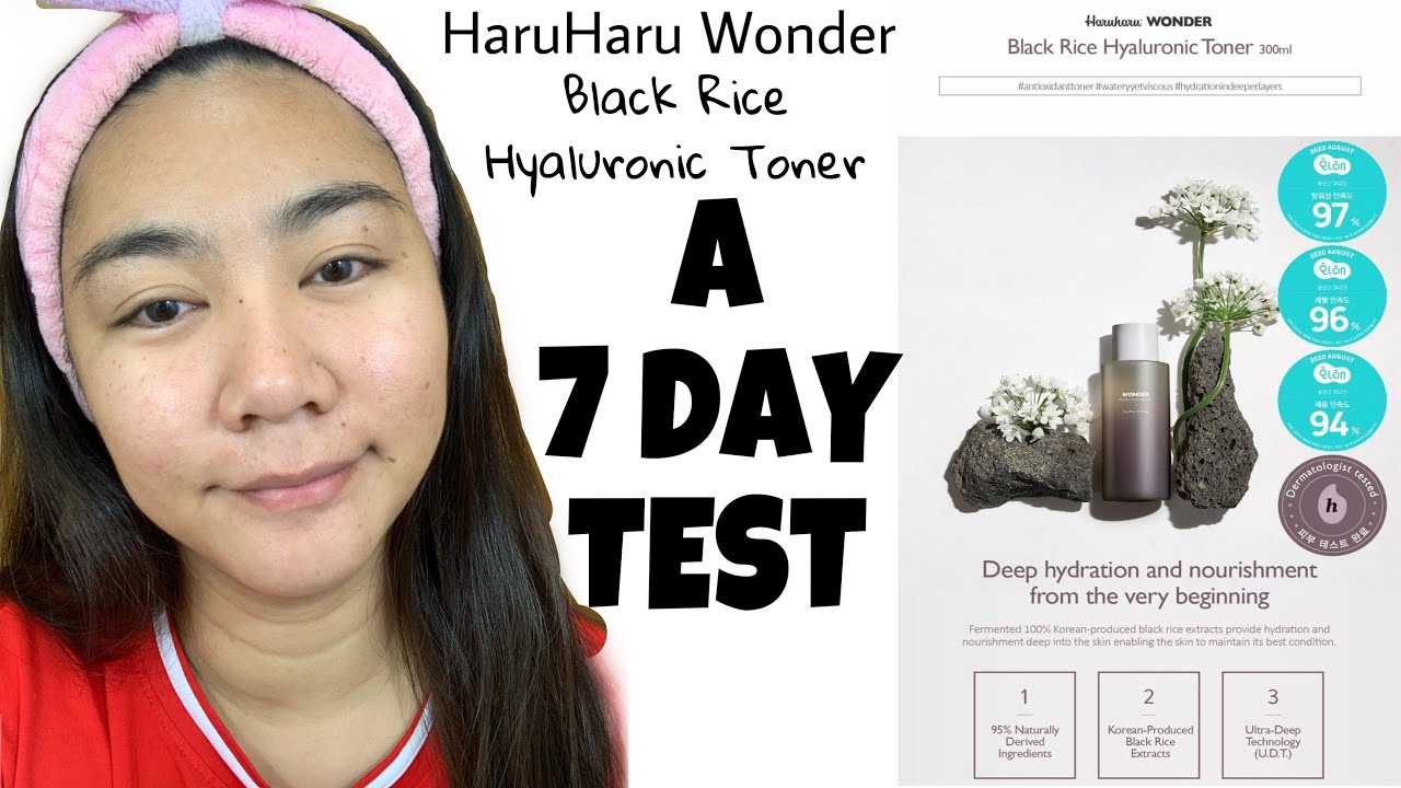 Haru Haru Wonder Black Rice Hyaluronic Toner / A 7 DAY TEST