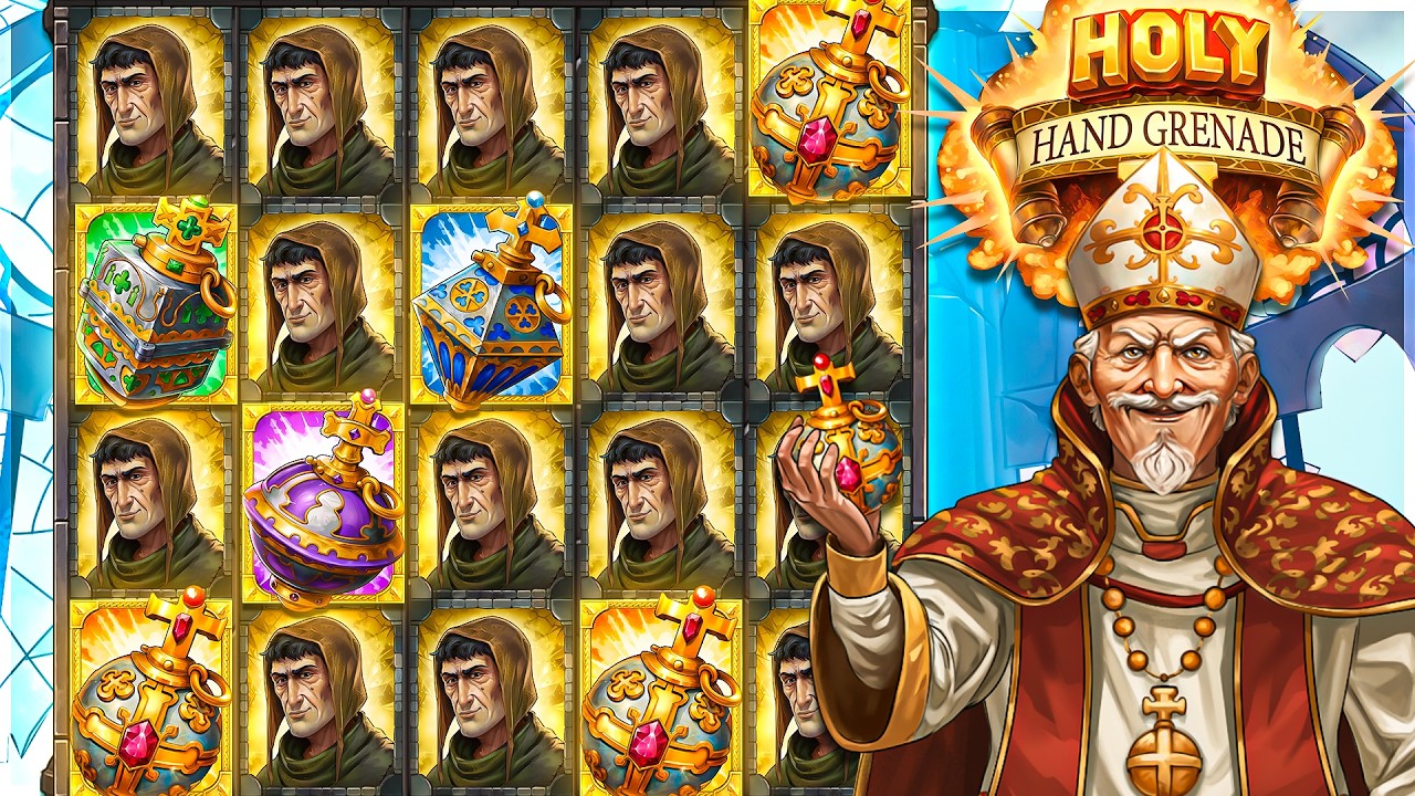 СУМАСШЕДШИЙ ВЫИГРЫШ В СЛОТЕ HOLY HAND GRENADE 2!!