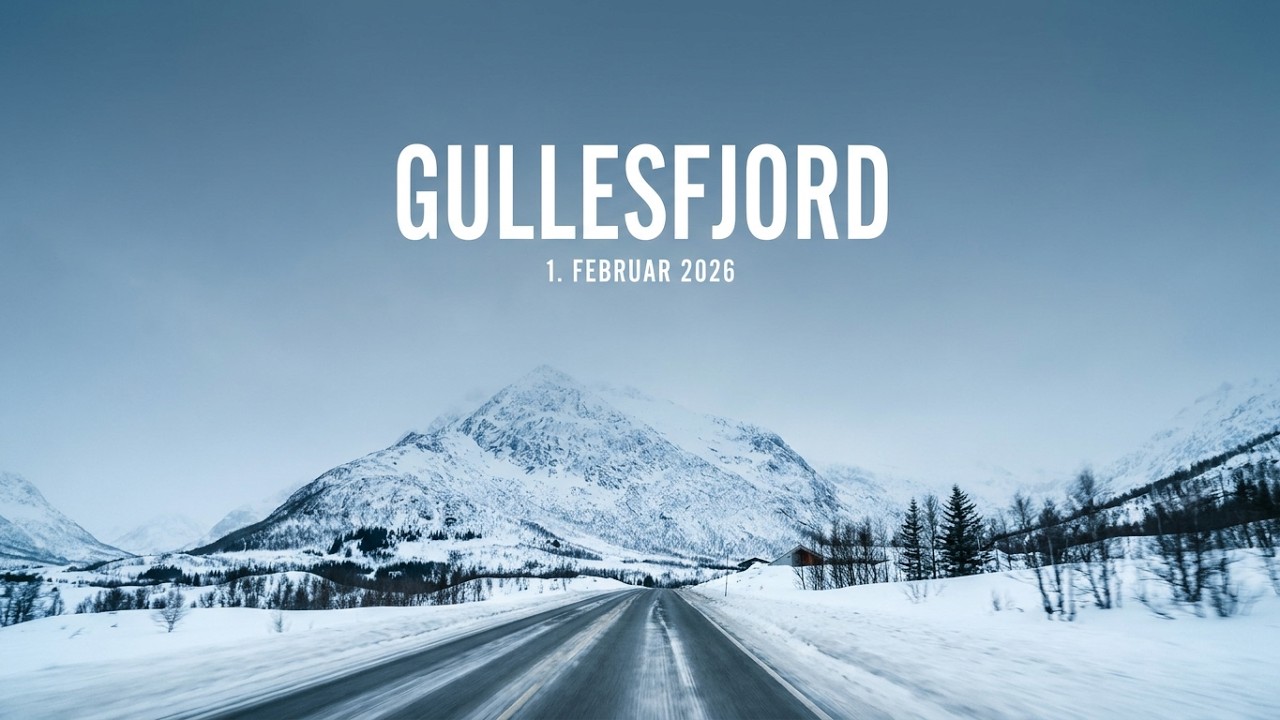 Gullesfjord 1. Februar 2026