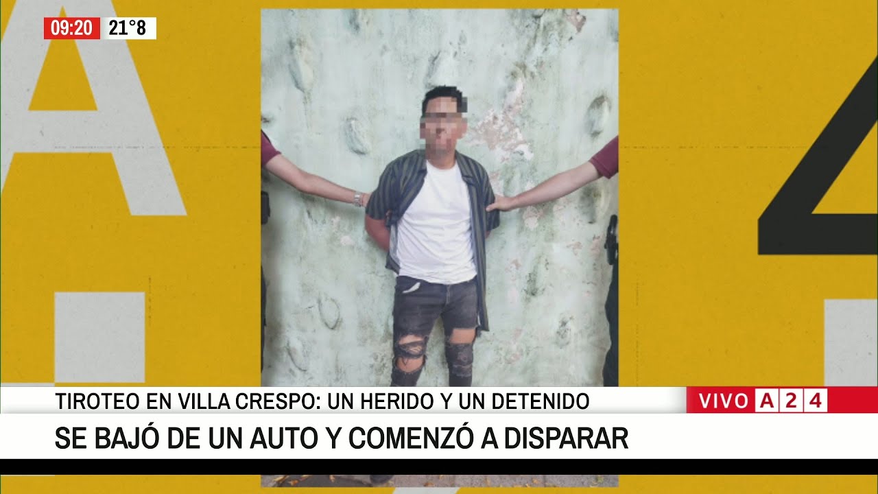 📢 Tiroteo en Villa Crespo: hay un herido y un detenido