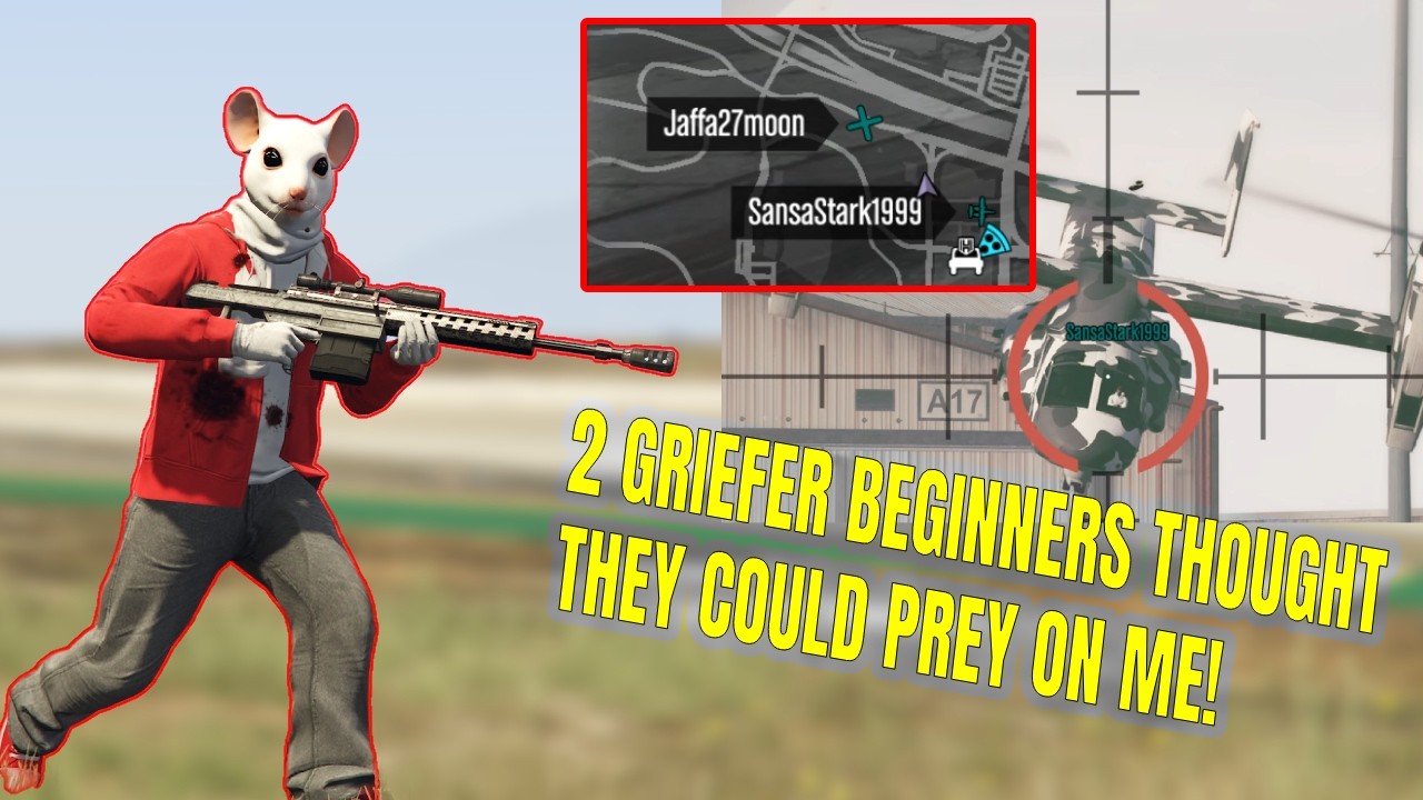 I Had To HUMBLE These 2 GRIEFER BEGINNERS After They Attacked ME! GTA V Online PC