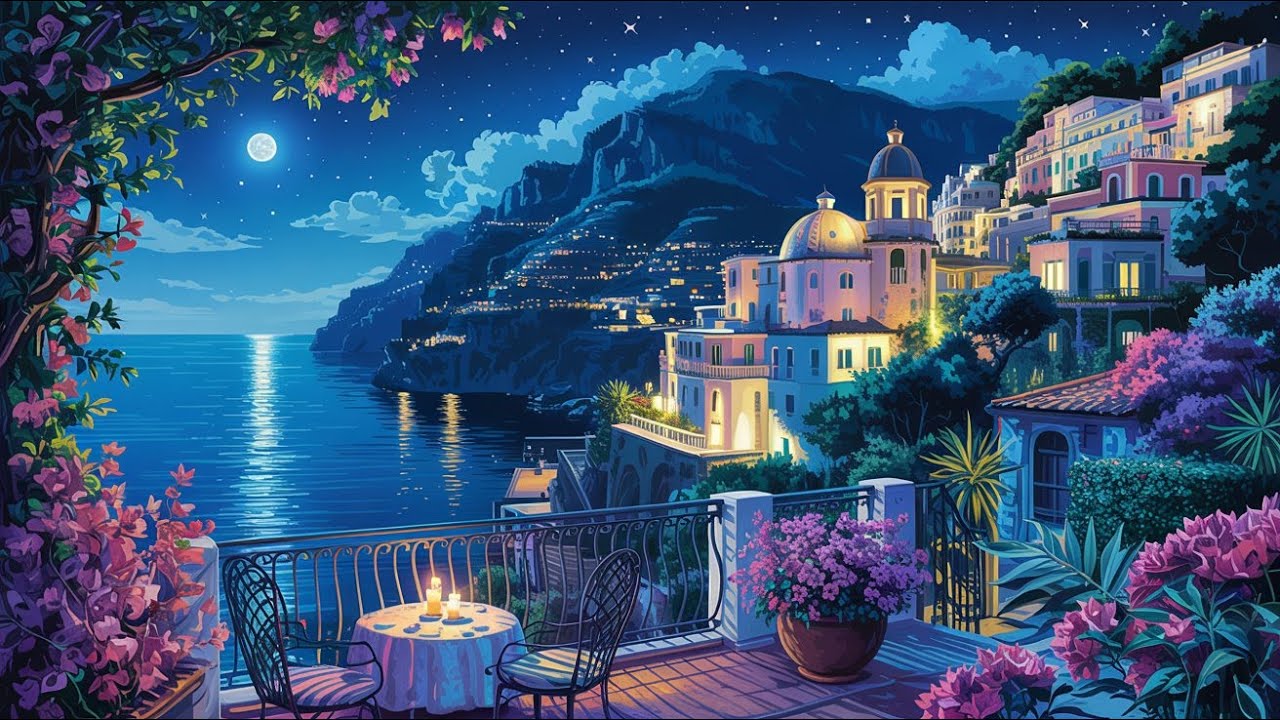 Moonlight over Amalfi 🌙🎶 | Romantic Italian Cinematic Ballad