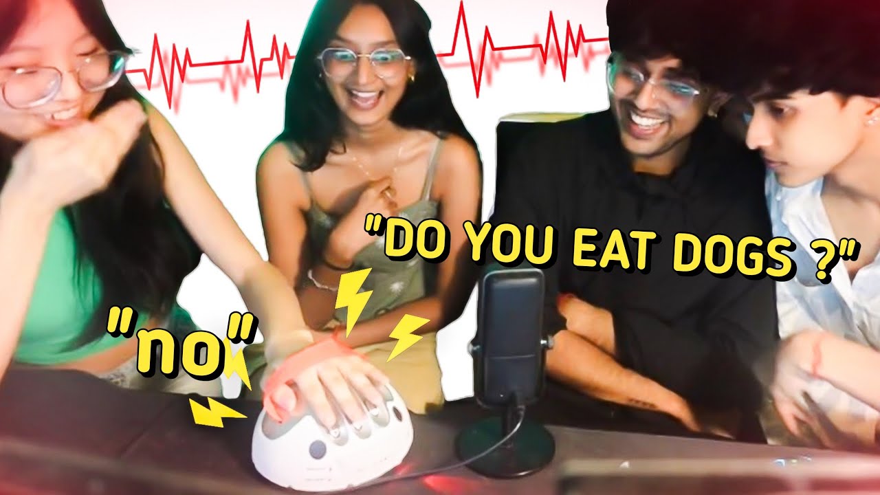 “DO YOU EAT DOGS?” LIE DETECTOR test with My Friends