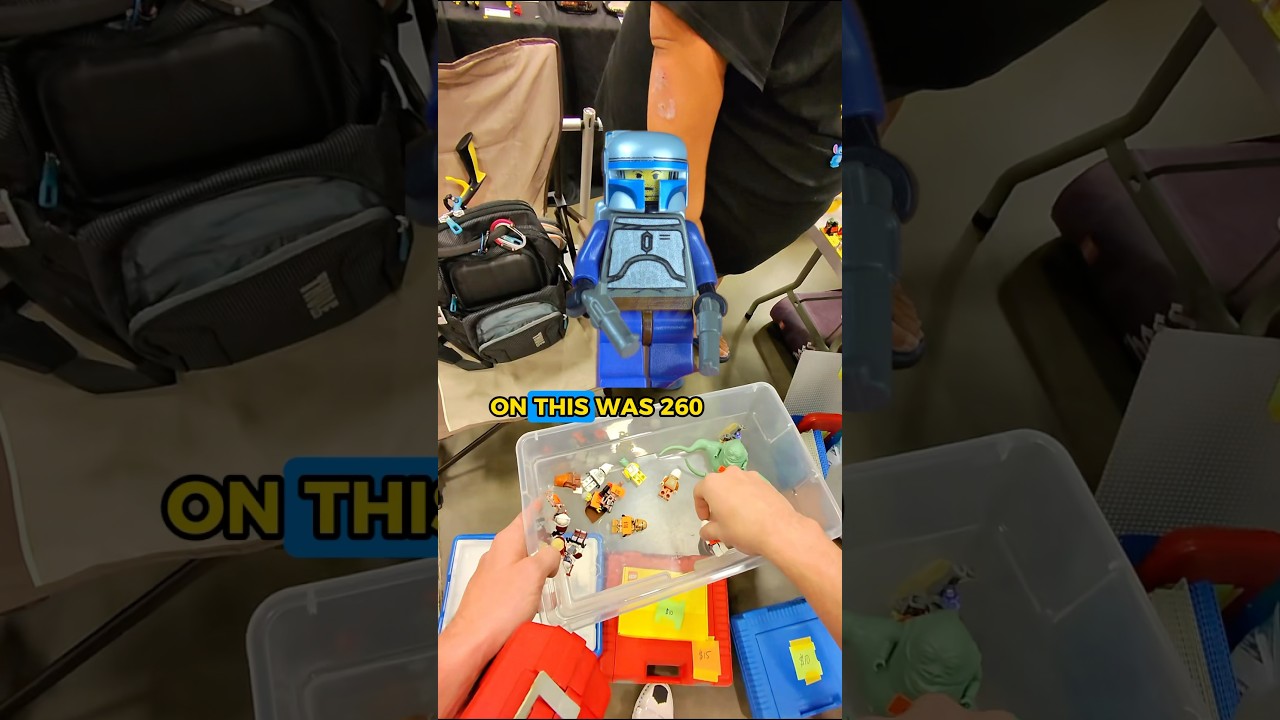 Finding Vintage LEGO Star Wars minifigures at a Yard Sale #lego