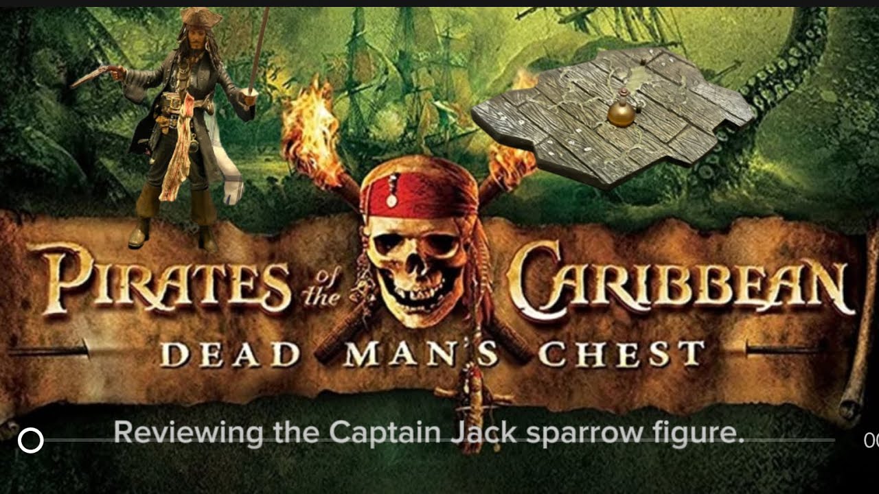Reviewing the Captain Jack sparrow figure from Pirates of the Caribbean dead man’s chest.