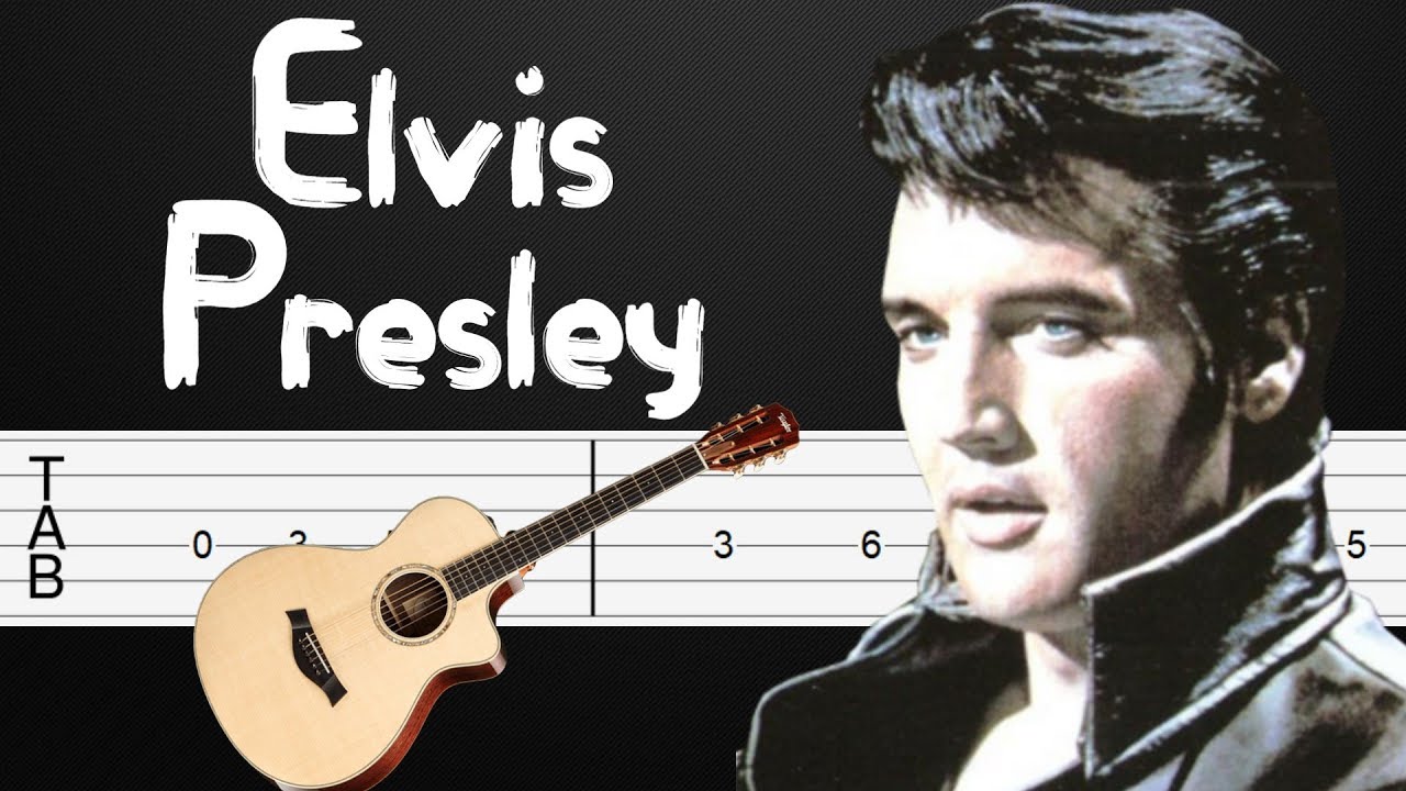 Hound Dog - Elvis Presley Guitar Tabs, Guitar Tutorial, Guitar Lesson (+ Solo tab)