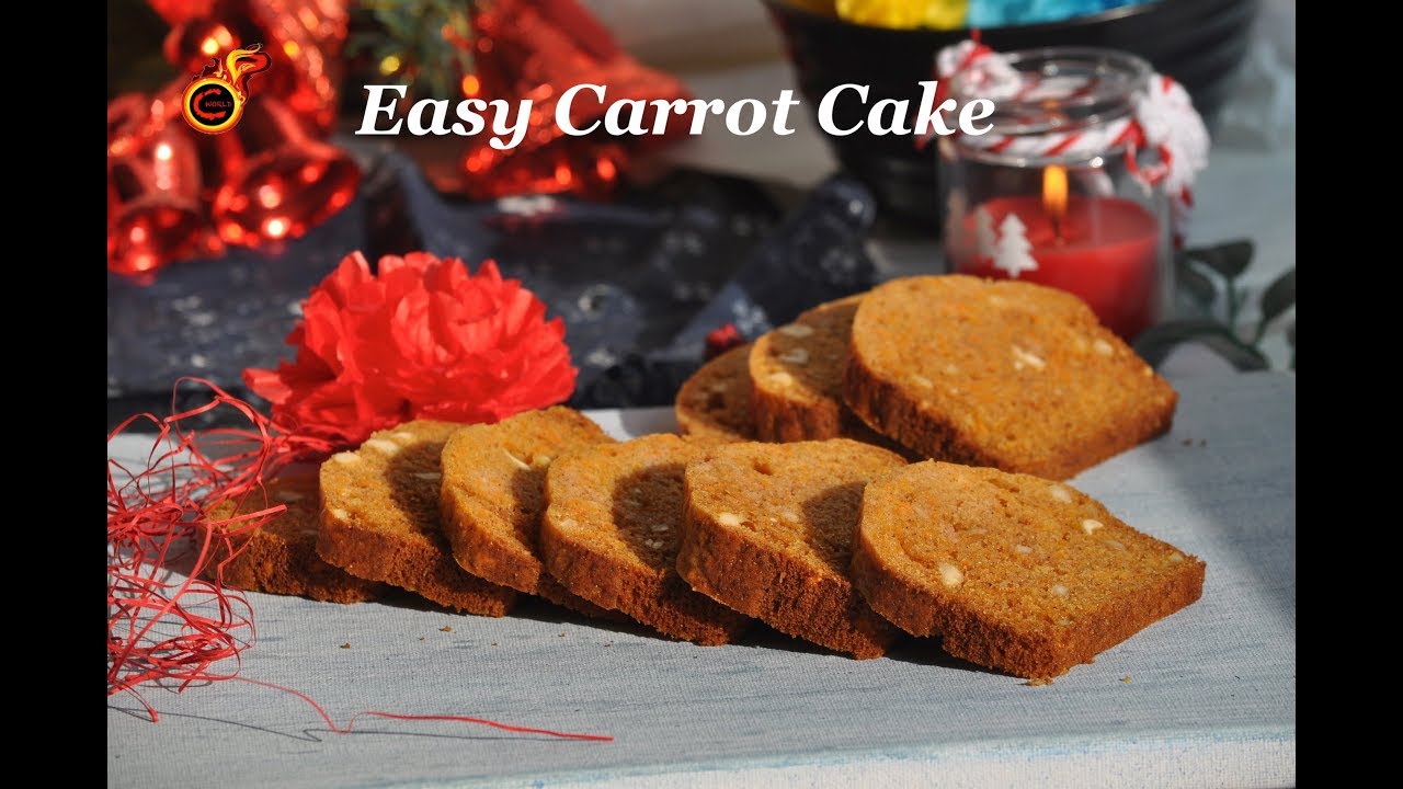 Moist and Soft Carrot Cake || NO Oven NO Beater Carrot Cake|| രുചികരമായ കാരറ്റ്  കേക്ക് ||Ep:478