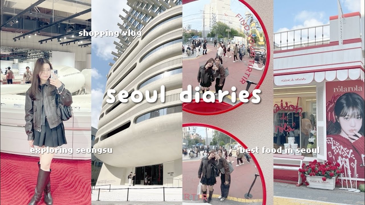 SEOUL DIARIES💭 fall in korea | seongsu shopping, salt bread, ootd, places to go in korea