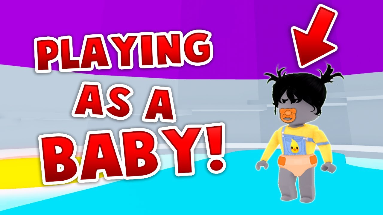 Playing As A BABY In Tower Of Hell! (Roblox)
