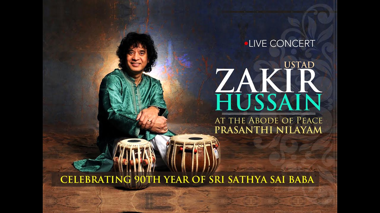 Ustad Zakir Hussain Tabla Solo || Jhoola Mahotsavam at Prasanthi Nilayam - 24 Nov 2015