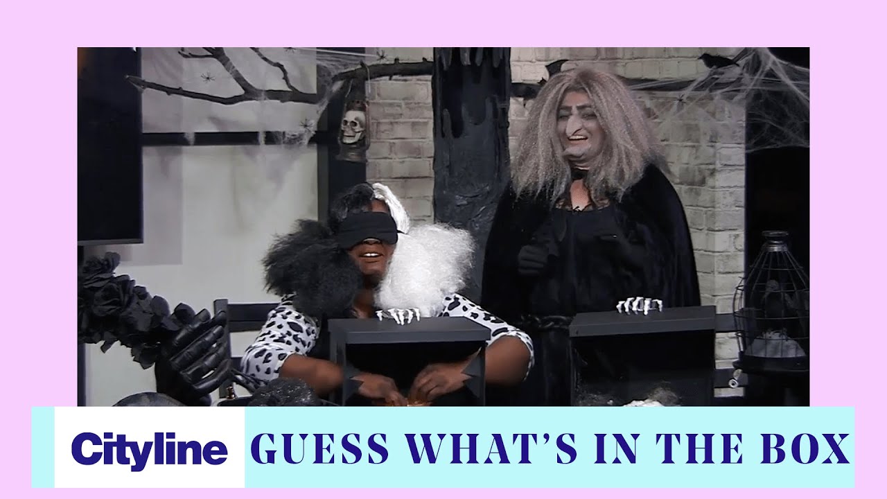 A gross 'Guess What's In The Box' game for Halloween