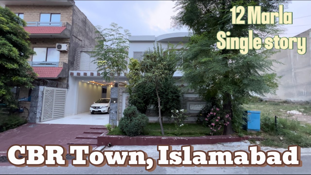 12 Marla Single Independent House For Sale in CBR TOWN PHASE-1, ISLAMABAD