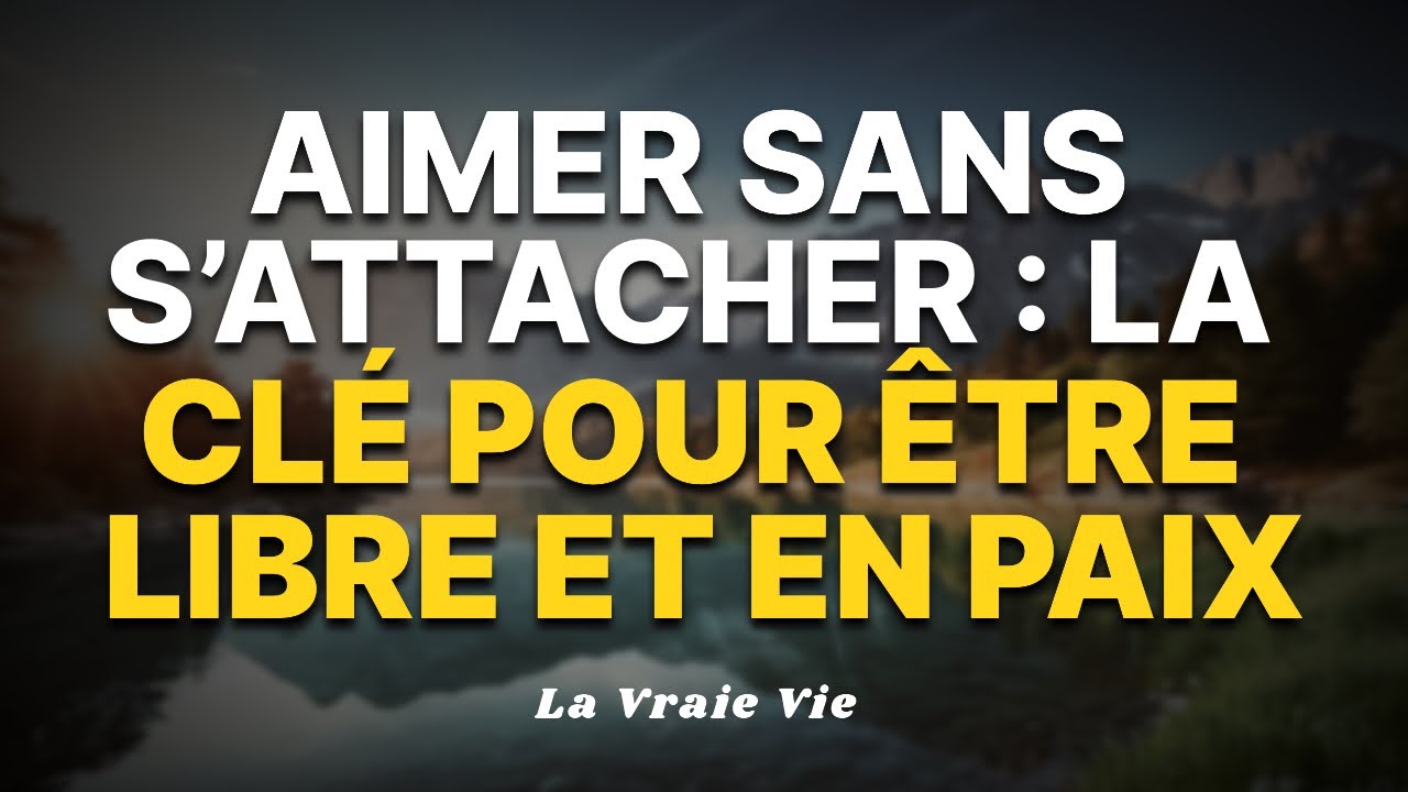 L’amour sans attachements : le secret pour une vie libre et sereine
