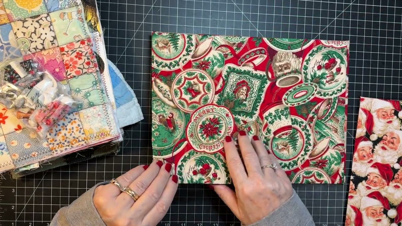 Mixed Media Monday! - A to Z of Fabric Journal Cover Making!