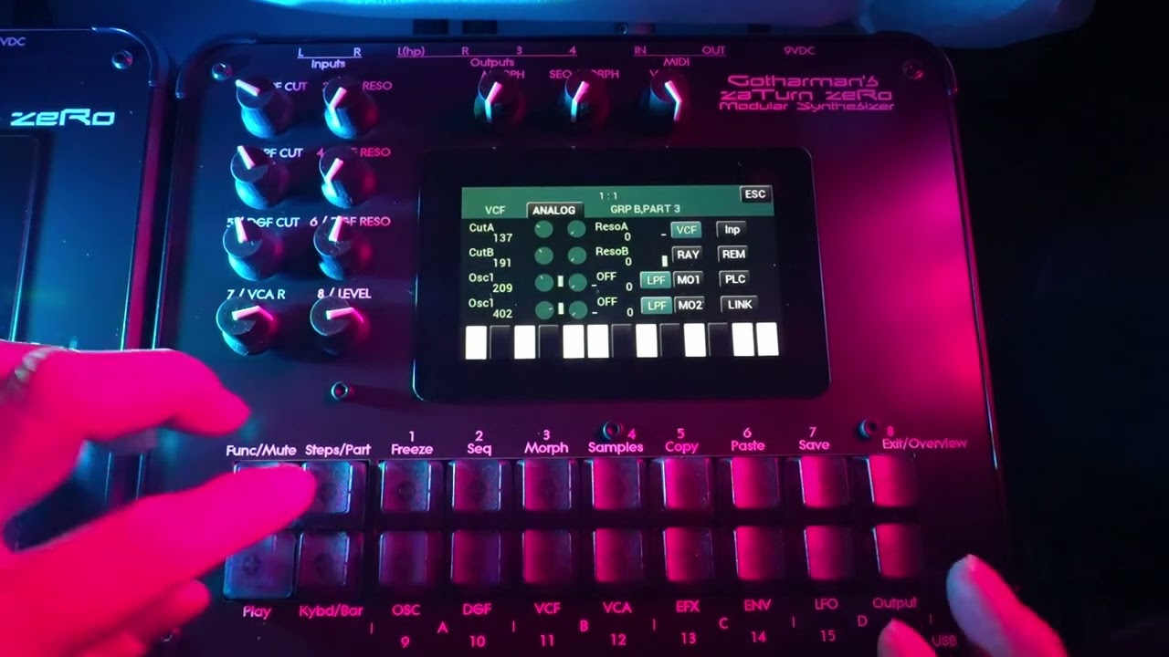 Analog Drums On Zaturn Zero