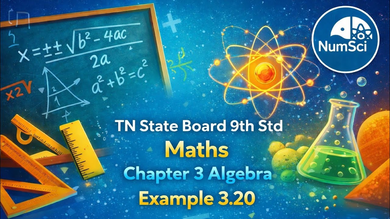 Tn 9th Maths Chapter 3 Algebra Example 3.20 #9thmathschapter3 #9thmaths 