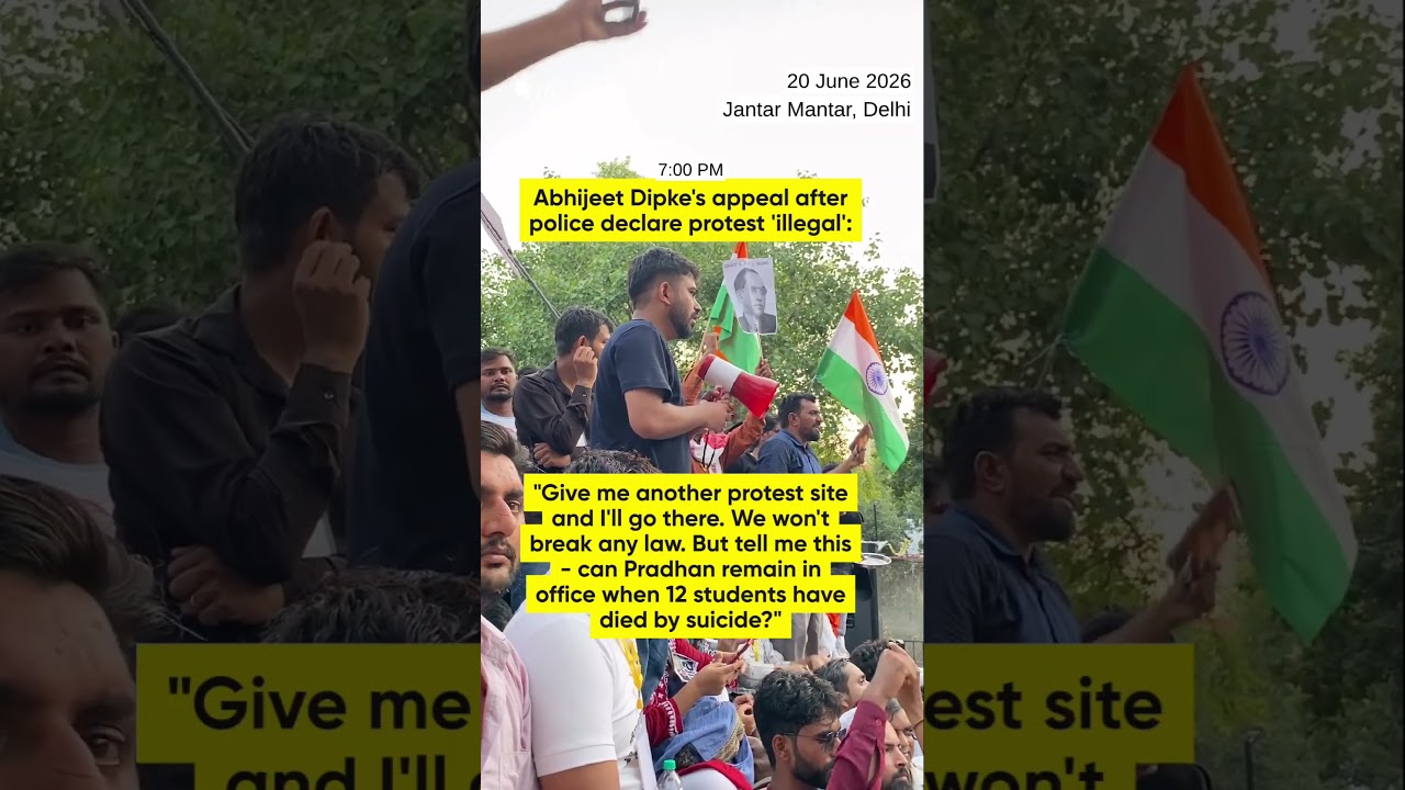Abhijeet Dipke: &ldquo;Can Pradhan Stay in Office After 12 Student Suicides?&rdquo; | The Quint
