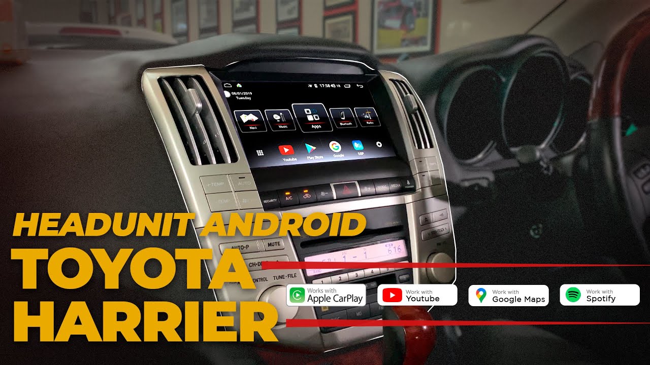 TERBARU❗HEADUNIT ANDROID TOYOTA HARRIER OEM LOOKS FITUR TERLENGKAP❗