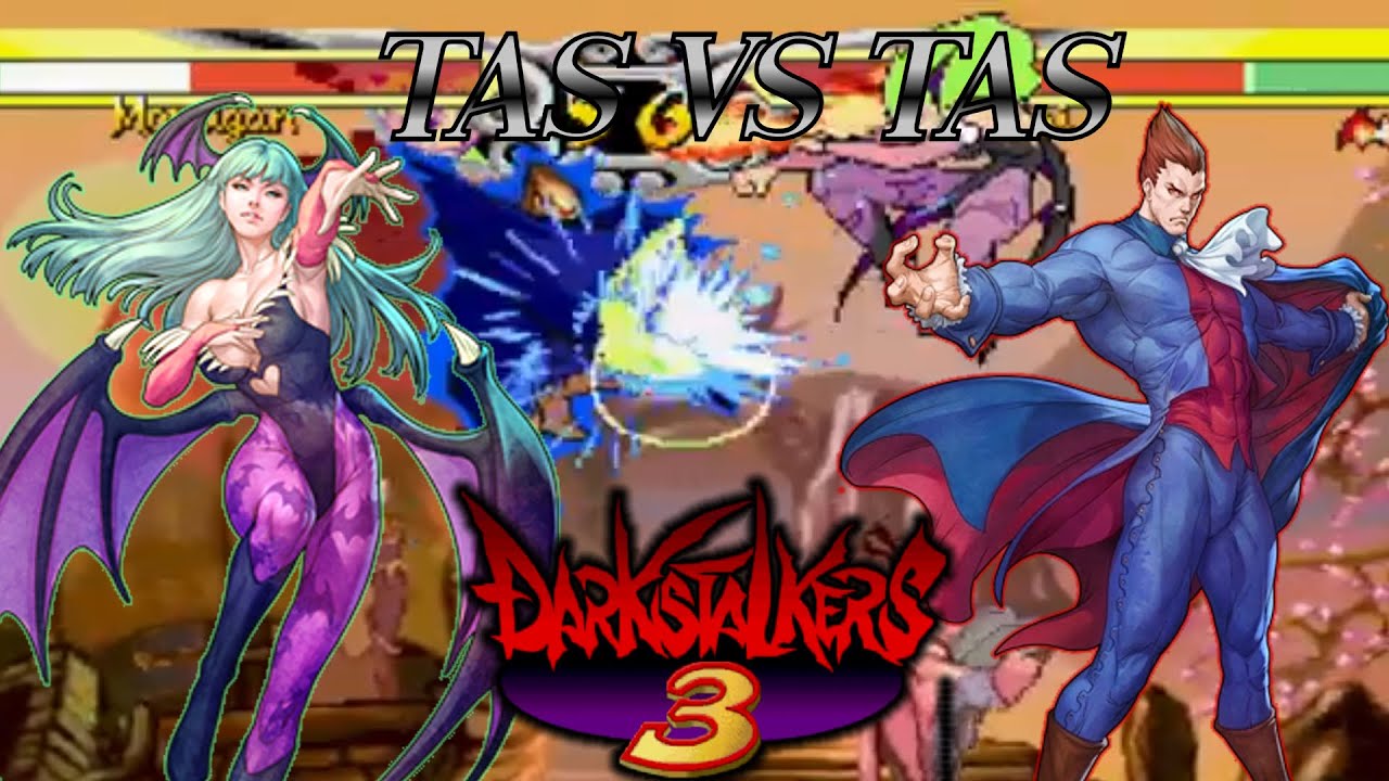 Darkstalkers 3 [TAS] Morrigan Aensland Vs Dimitri Maximoff