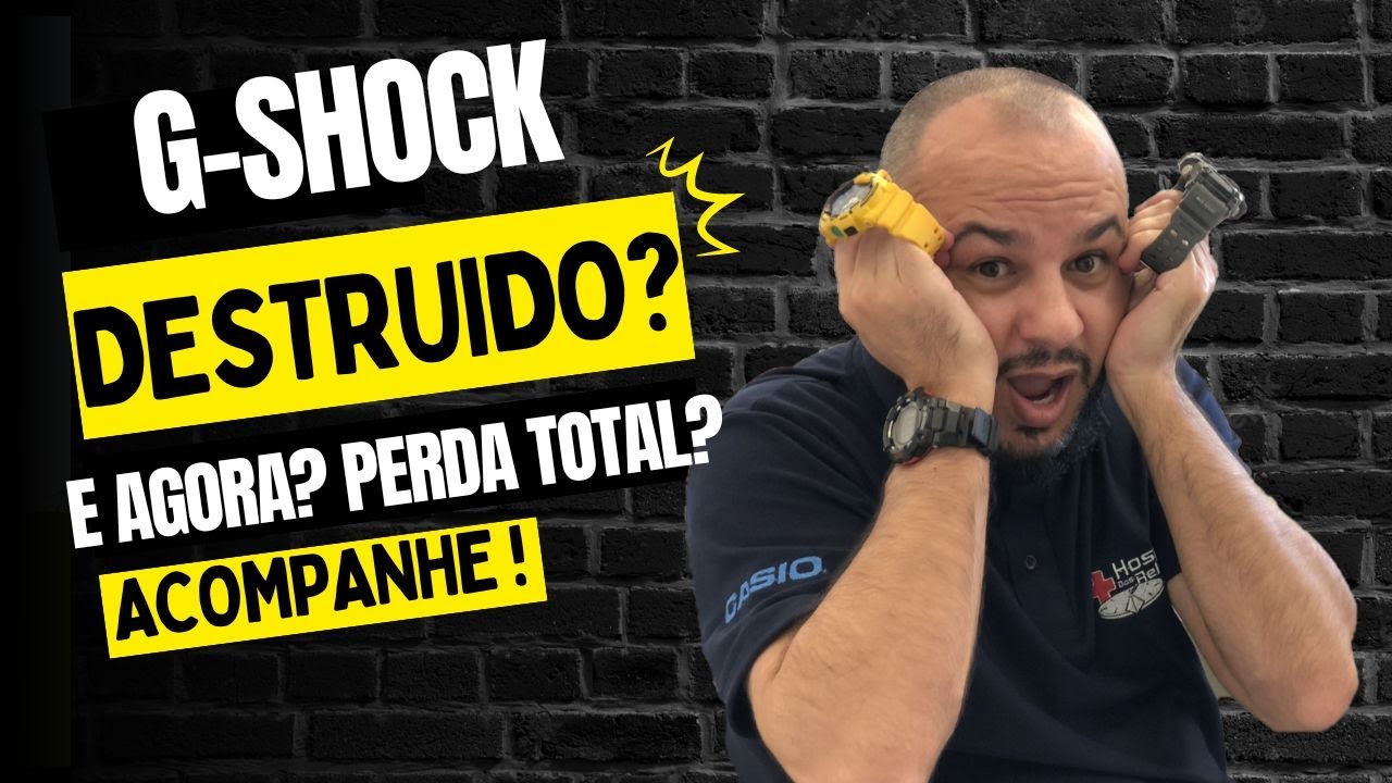 G-Shock Casio GA-100 é Resistente? Acompanhe a Manutenção e Confira @Hospital dos Relógios
