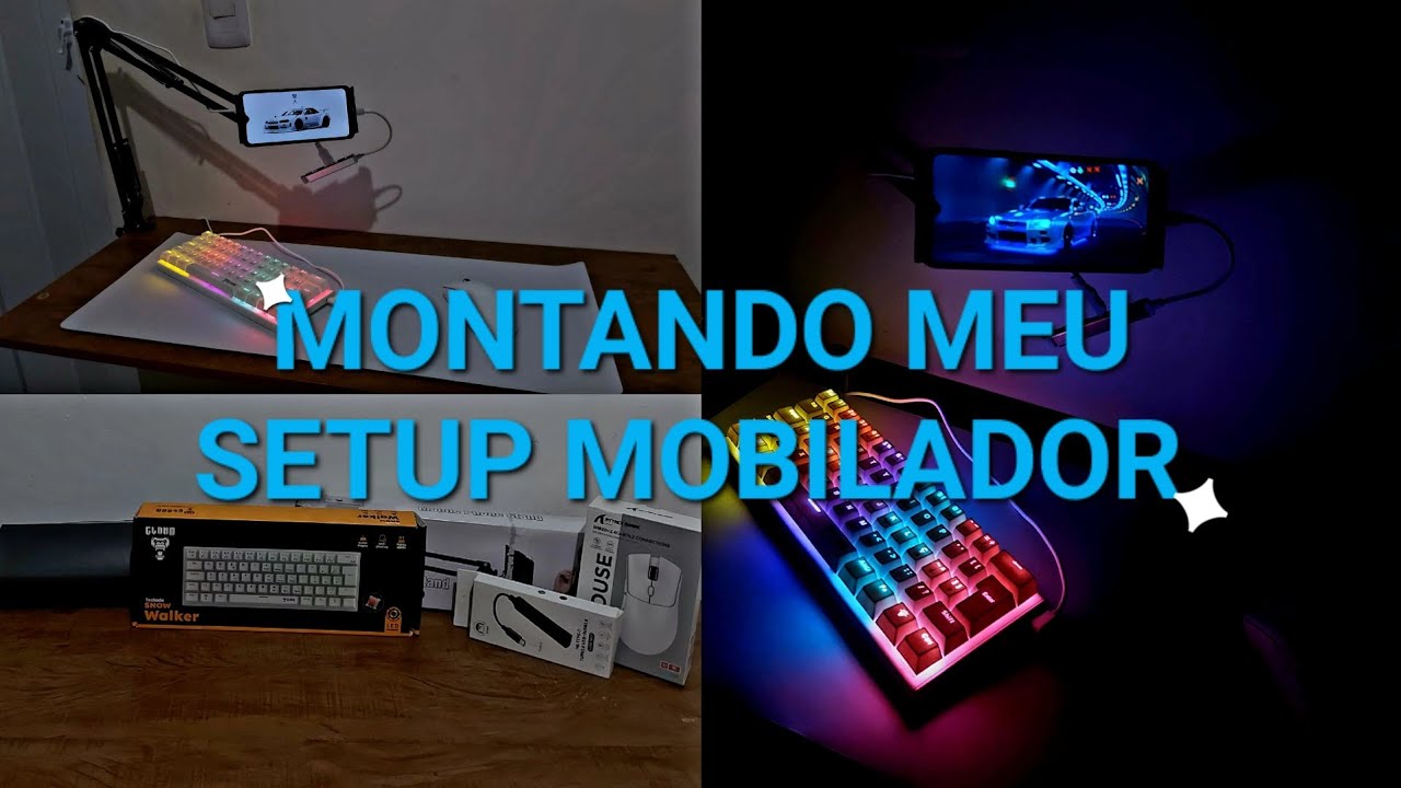MONTANDO MEU SETUP MOBILADOR BRANCO 🤍