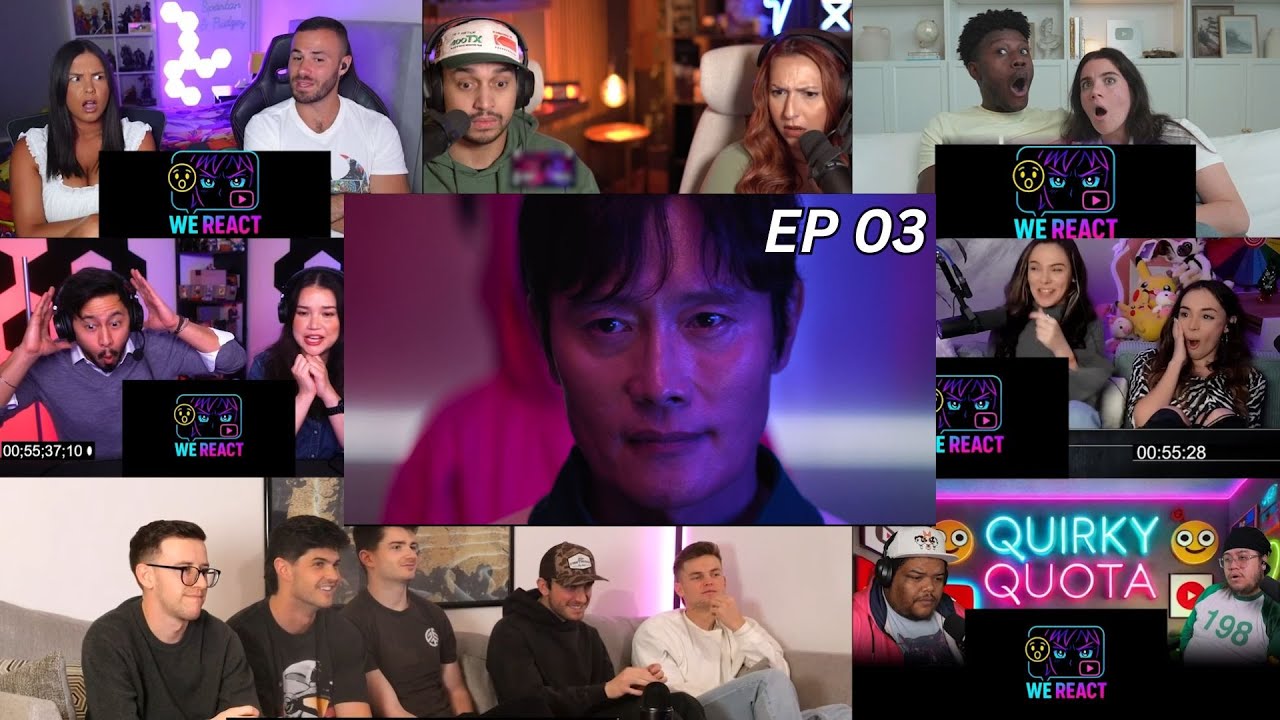 Squid Game Season 2 Episode 03 | Reaction Mashup #squidgame #reactionmashup