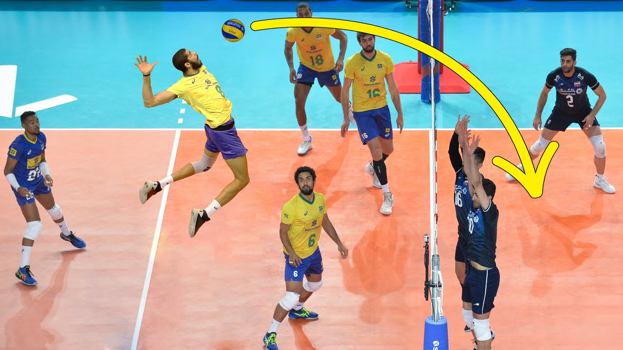 The Most Powerful Volleyball Spikes by Wallace De Souza | Spike: 365cm (HD)