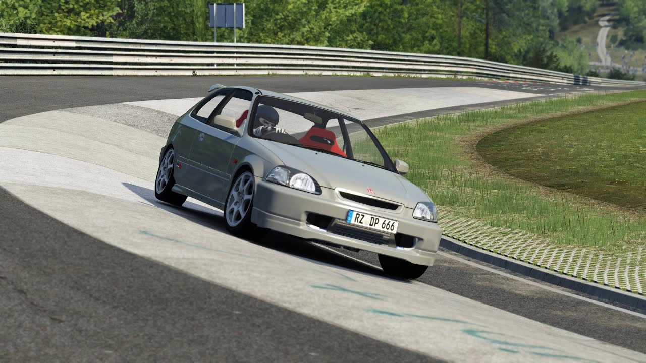 NORDSCHLEIFE HOT LAP #6.2 - HONDA CIVIC TYPE-R (TV VIEW) | ASSETTO CORSA