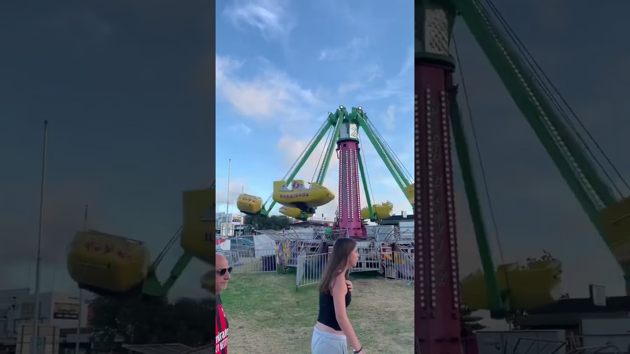 SCARY Hurricane Carnival Ride 🌪️ | 