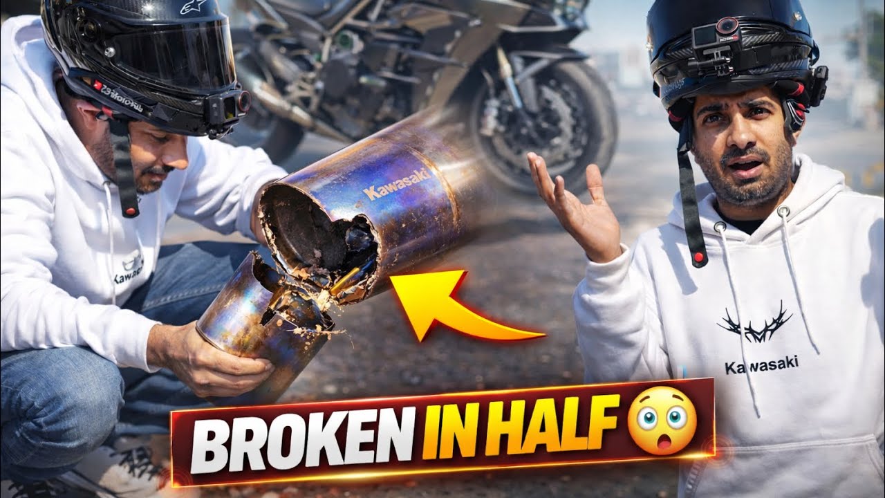 H2 KA EXHAUST TOOT GAYA | ZS MOTOVLOGS |
