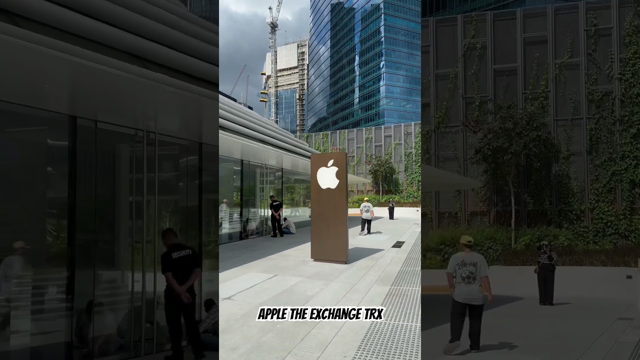 First  Store in Malaysia - Apple The Exchange TRX. #applestore #
