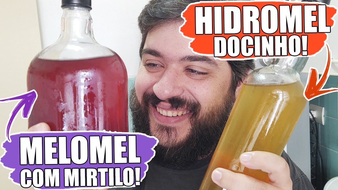 HIDROMEL DOCE (SWEET SHOW MEAD) + BÔNUS (MELOMEL MIRTILO)