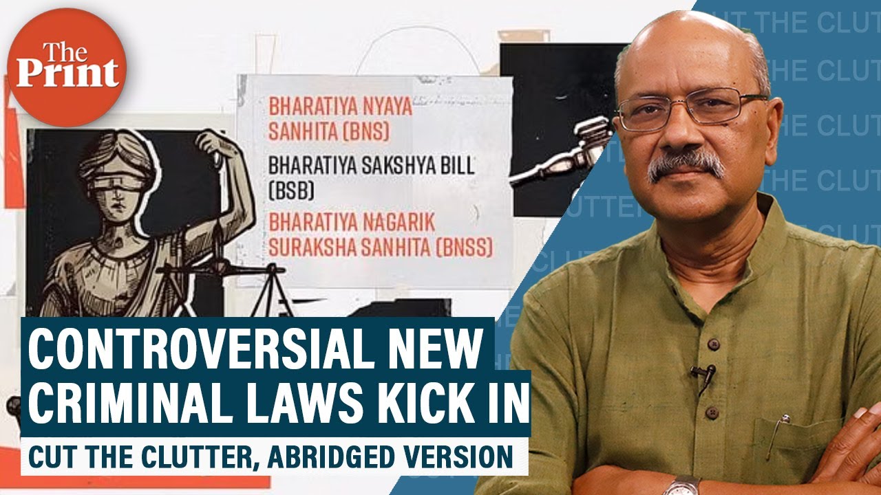 Modi Govt’s new criminal laws come into effect: Abridged Ep 1289 on reforms,controversies,what's new